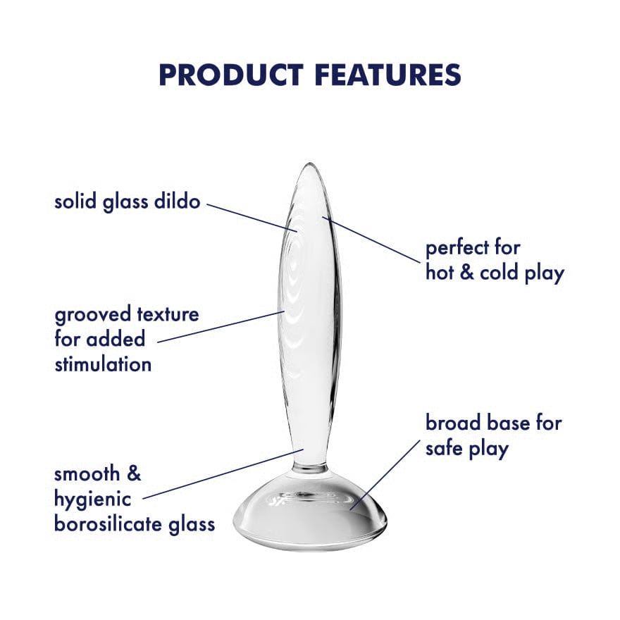 Satisfyer - Sparkling Crystal Glass Anal Plug (Clear)