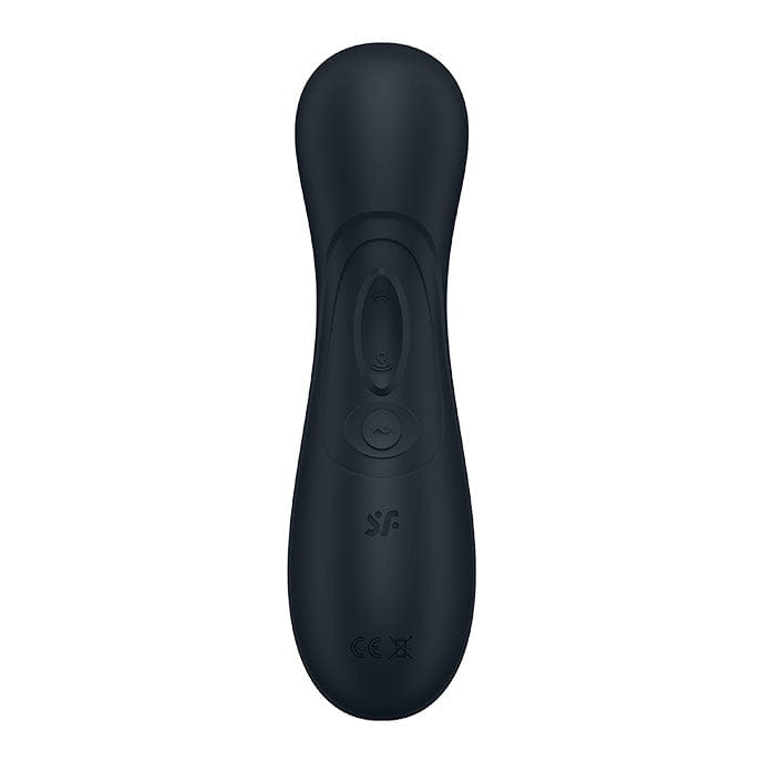 Satisfyer - Pro 2 G3 App-Controlled Clitoral Liquid Air Pulse Stimulator (Dark Grey) - Black - Clit Massager
