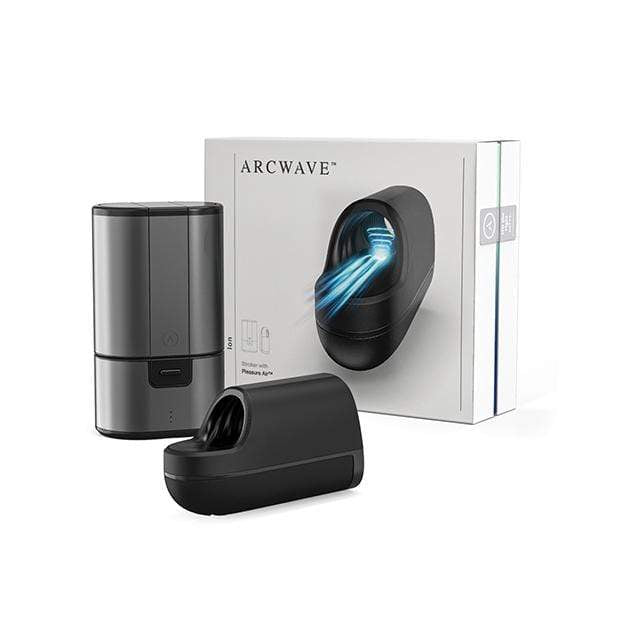 Arcwave - Ion Pleasure Air Stroker Masturbator (Black) Masturbator Soft Stroker (Vibration) Rechargeable 4251460603621 CherryAffairs