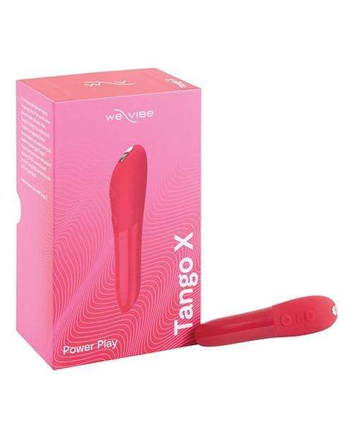 We Vibe - Tango X Power Play Rechargeable Discreet Vibrator (Cherry Red) Discreet Toys 4251460603928 CherryAffairs