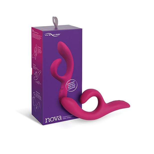 We-Vibe - Nova 2 App-Controlled Flexible Rabbit Vibrator (Fuchsia) Rabbit Dildo (Vibration) Rechargeable 293496674 CherryAffairs