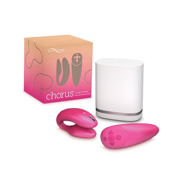 WE VIBE - Chorus App-Controlled Couples Vibrator (Pink) Couple's Massager (Vibration) Rechargeable 277595201 CherryAffairs