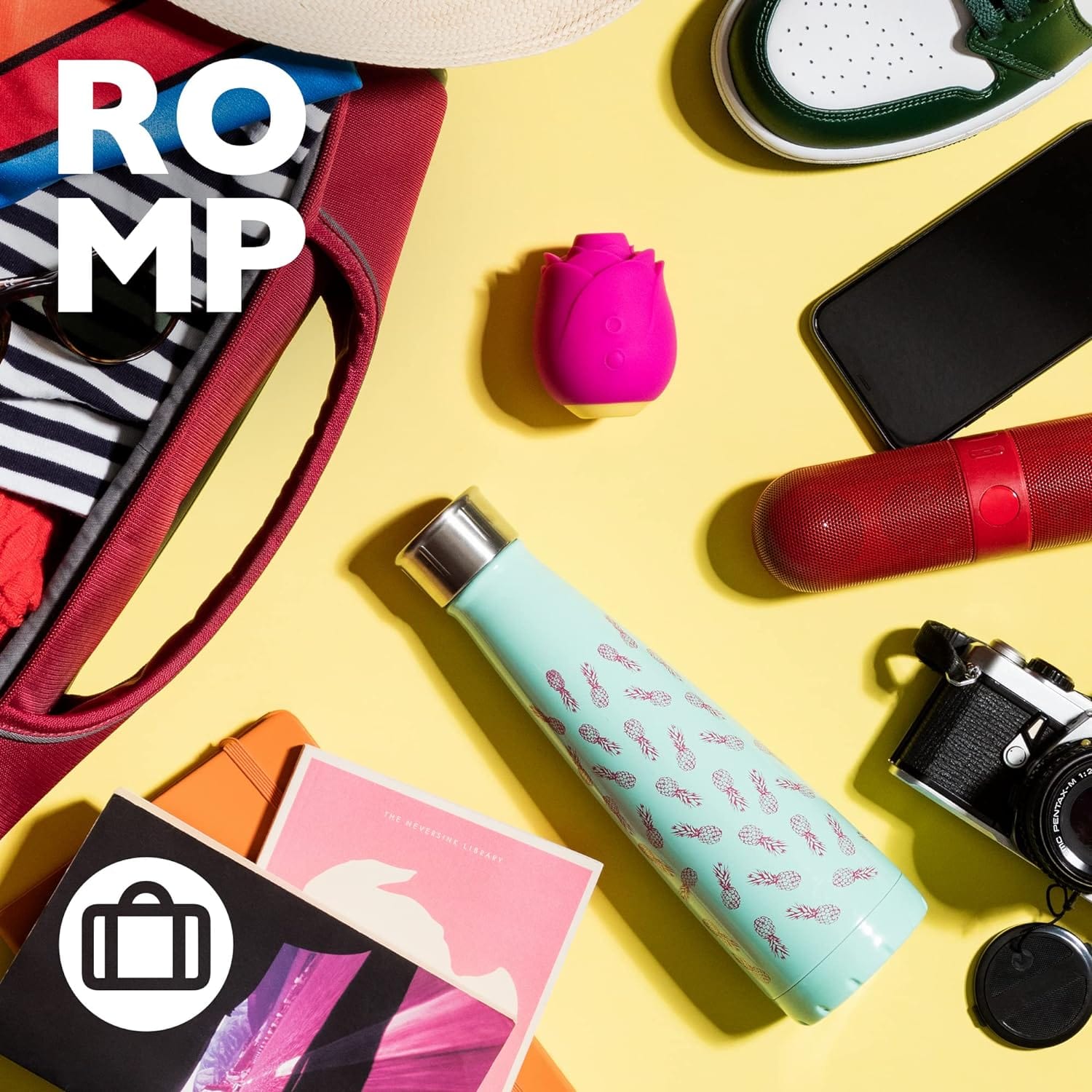 Romp - Rose Clitoral Air Stimulator (Pink) RM1008 CherryAffairs