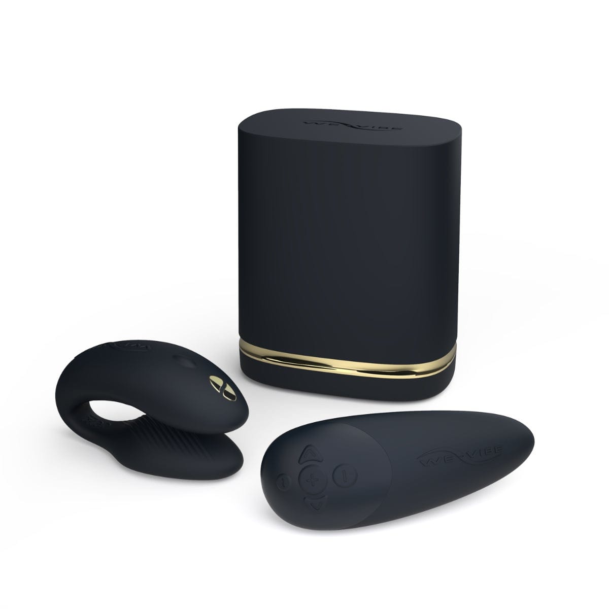 Womanizer - Golden Moments Limited Edition Collection Premium 2+ We Vibe Chorus Couples Set (Black) WM1079 CherryAffairs
