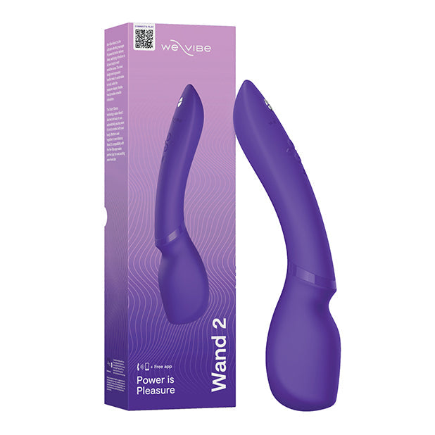 WE VIBE - Wand 2 App-Controlled Wand Massager (Purple) - Purple - Wand Massagers (Vibration) Rechargeable