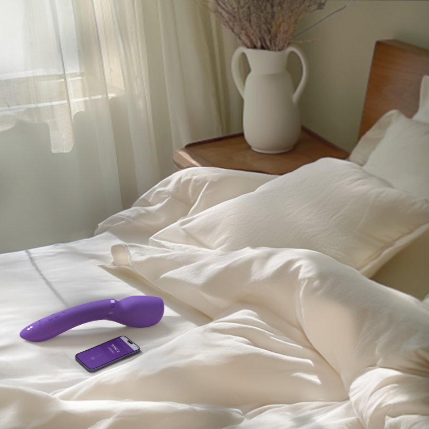 WE VIBE - Wand 2 App-Controlled Wand Massager (Purple) - Purple - Wand Massagers (Vibration) Rechargeable