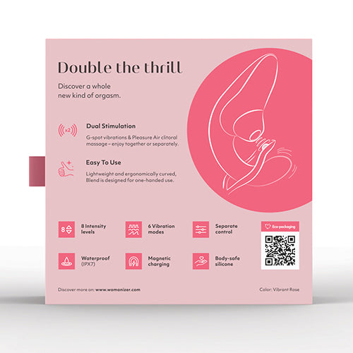 Womanizer - Campurkan Stimulator Klitoris Asli dengan Dildo G Spot