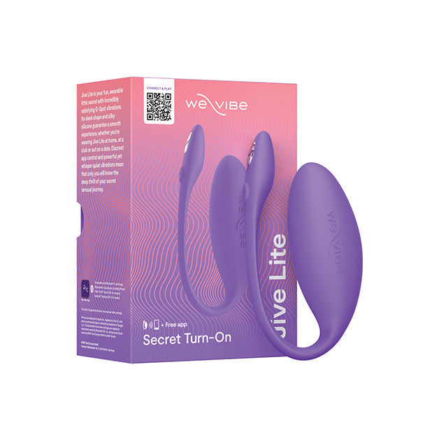 WE VIBE - Jive Lite App-Controlled Vibrating Egg Massager (Purple) - Purple - Wireless Remote Control Egg (Vibration)