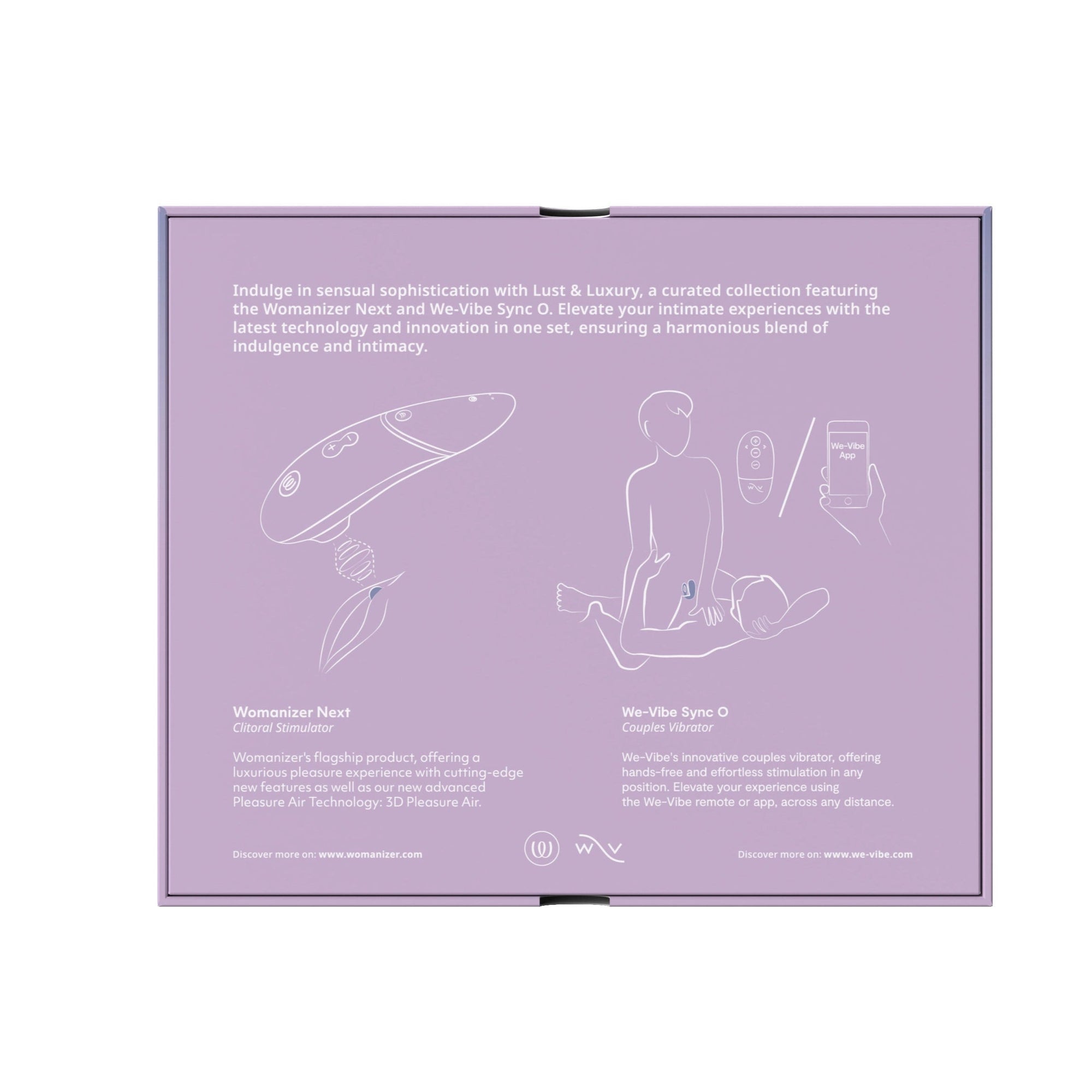 We Vibe - WMZ Collection Next and Sync O APAC/AMER Lust and Luxury Collection Box - Black