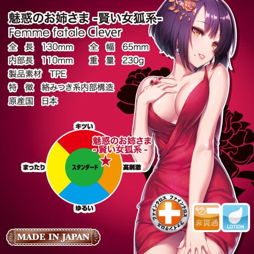 Toysheart - Enchanting Wise Fox Femme Fatale Clever Onahole (Red) Masturbator Vagina (Non Vibration) 4526374113284 CherryAffairs