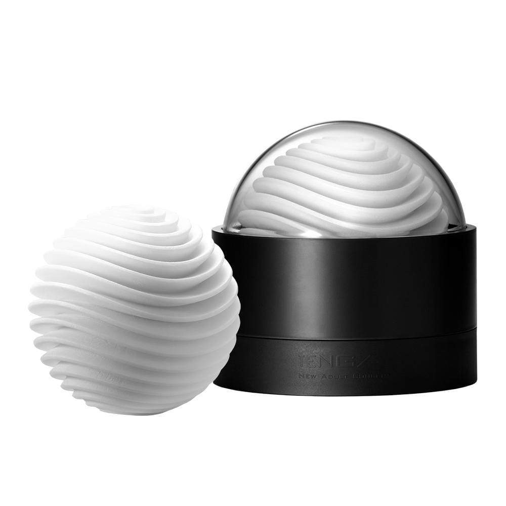 Tenga - 3D Geo Aqua Soft Stroker Masturbator (White) Masturbator Soft Stroker (Non Vibration) 4560220560624 CherryAffairs