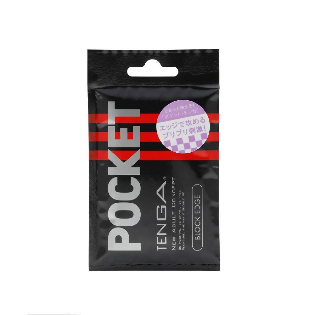 Tenga - Pocket Block Edge Masturbator Masturbator Egg (Non Vibration) - CherryAffairs Singapore