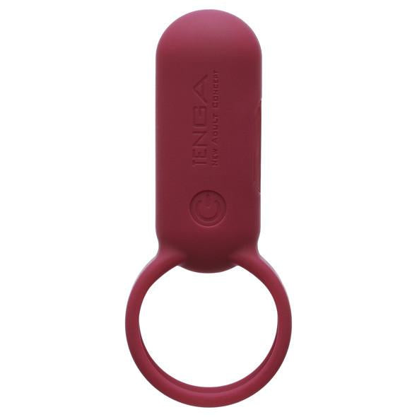Tenga - Smart Vibe Cock Ring (Carmine) - PleasureHobby
