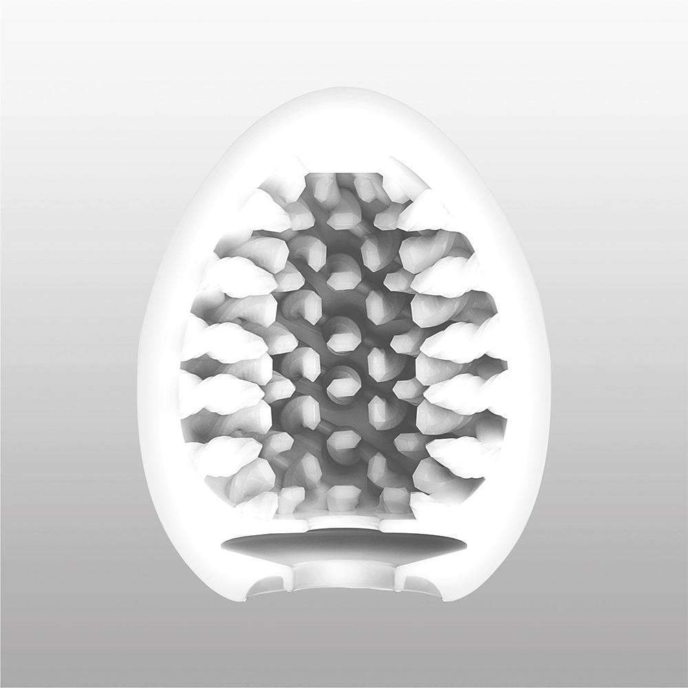 Tenga - Masturbator Egg Brush (White) Masturbator Egg (Non Vibration)