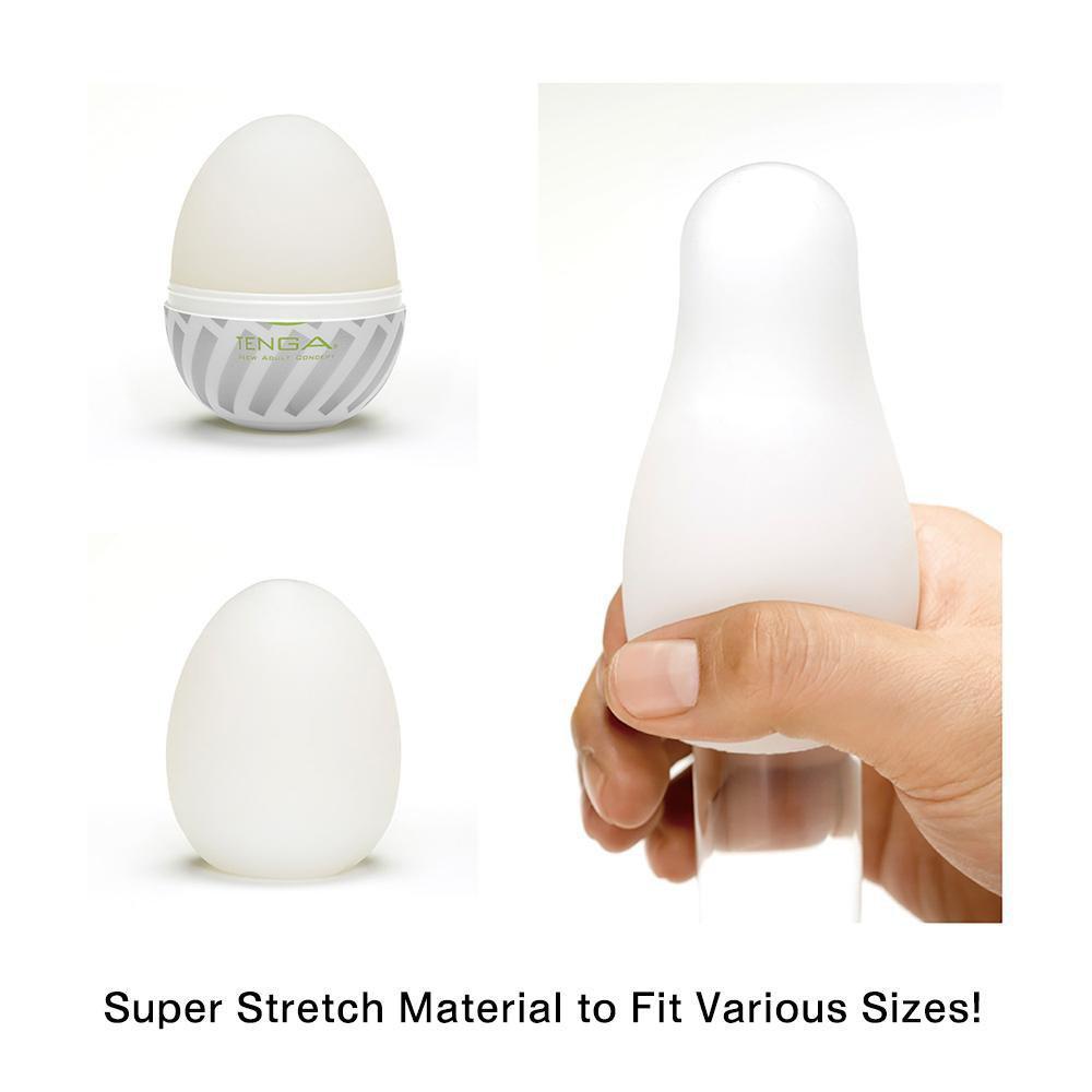 Tenga - Masturbator Egg Brush (White) Masturbator Egg (Non Vibration)