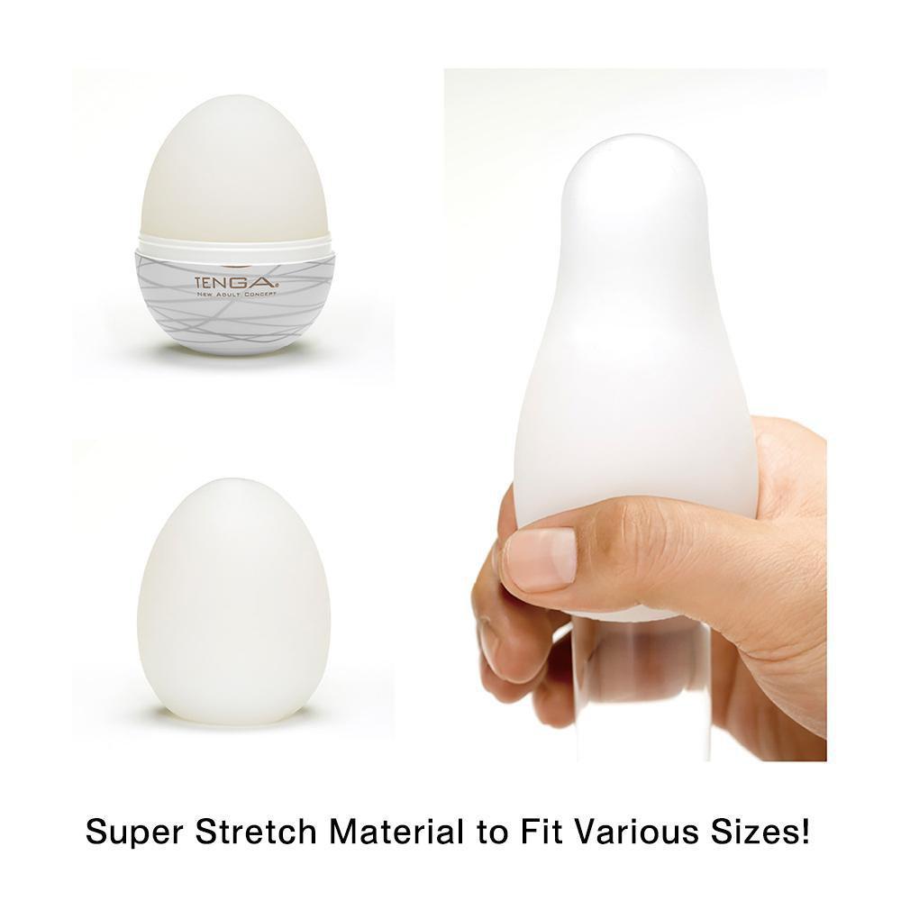 Tenga - Masturbator Egg Silky II (White) Masturbator Egg (Non Vibration)