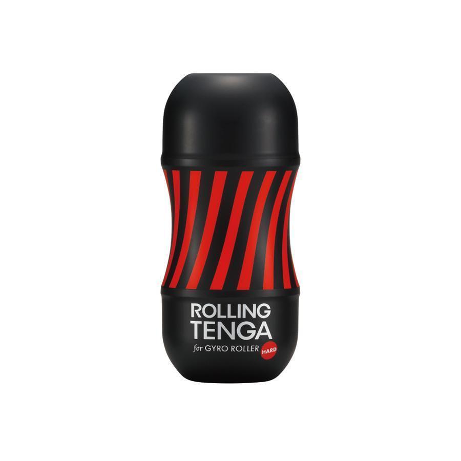 Tenga - Rolling Tenga Gyro Roller Cup Hard (Black) Masturbator Resusable Cup (Non Vibration)