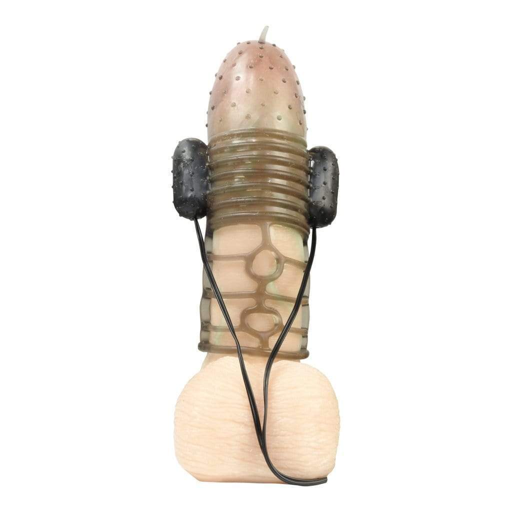 Kiss Me Love - Gekishin SX Sack Vibrating Cock Sleeve (Black) Cock Sleeves (Vibration) Non Rechargeable 4560444117796 CherryAffairs