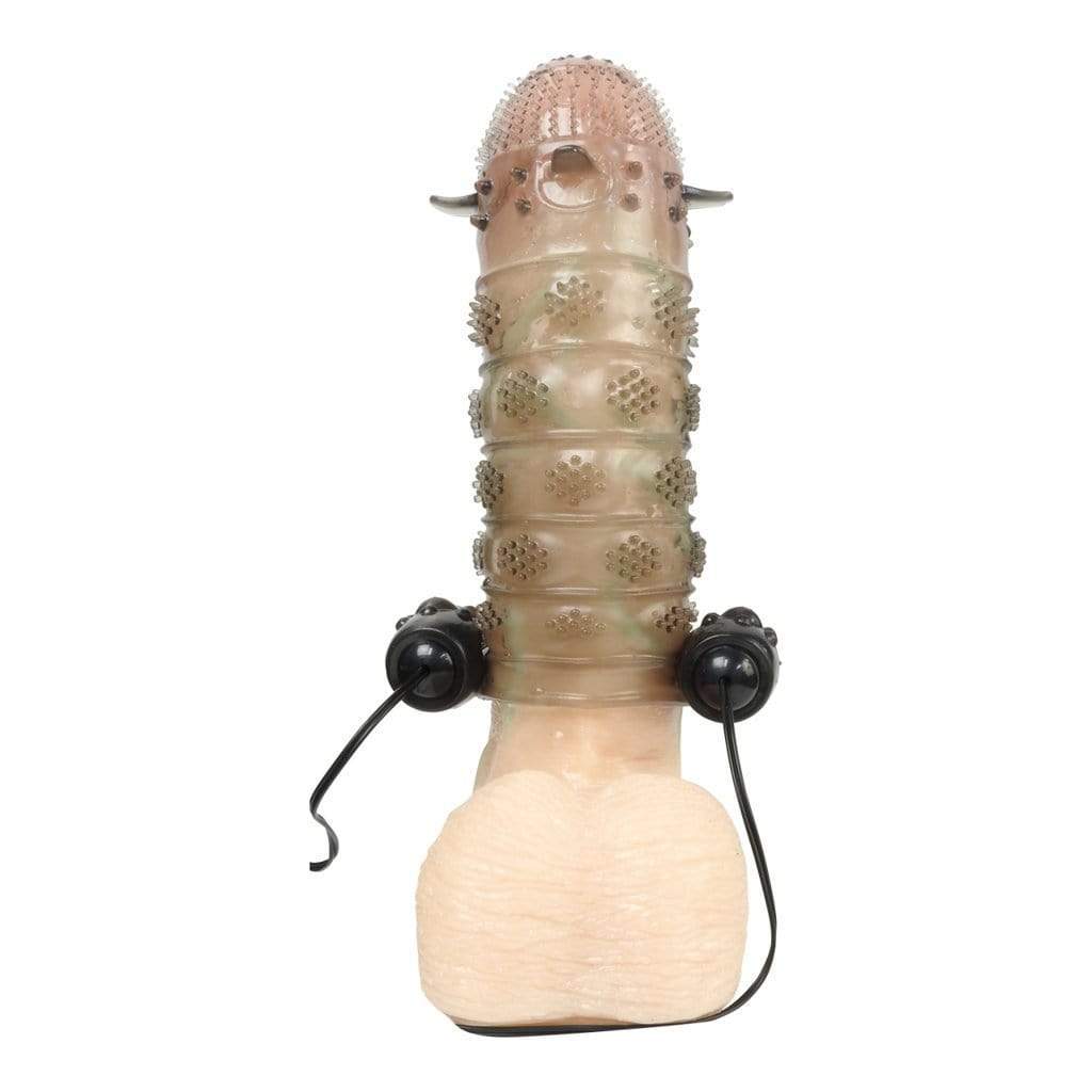 Kiss Me Love - Gekishin EX Sack Vibrating Cock Sleeve (Black) Cock Sleeves (Vibration) Non Rechargeable 4560444117802 CherryAffairs