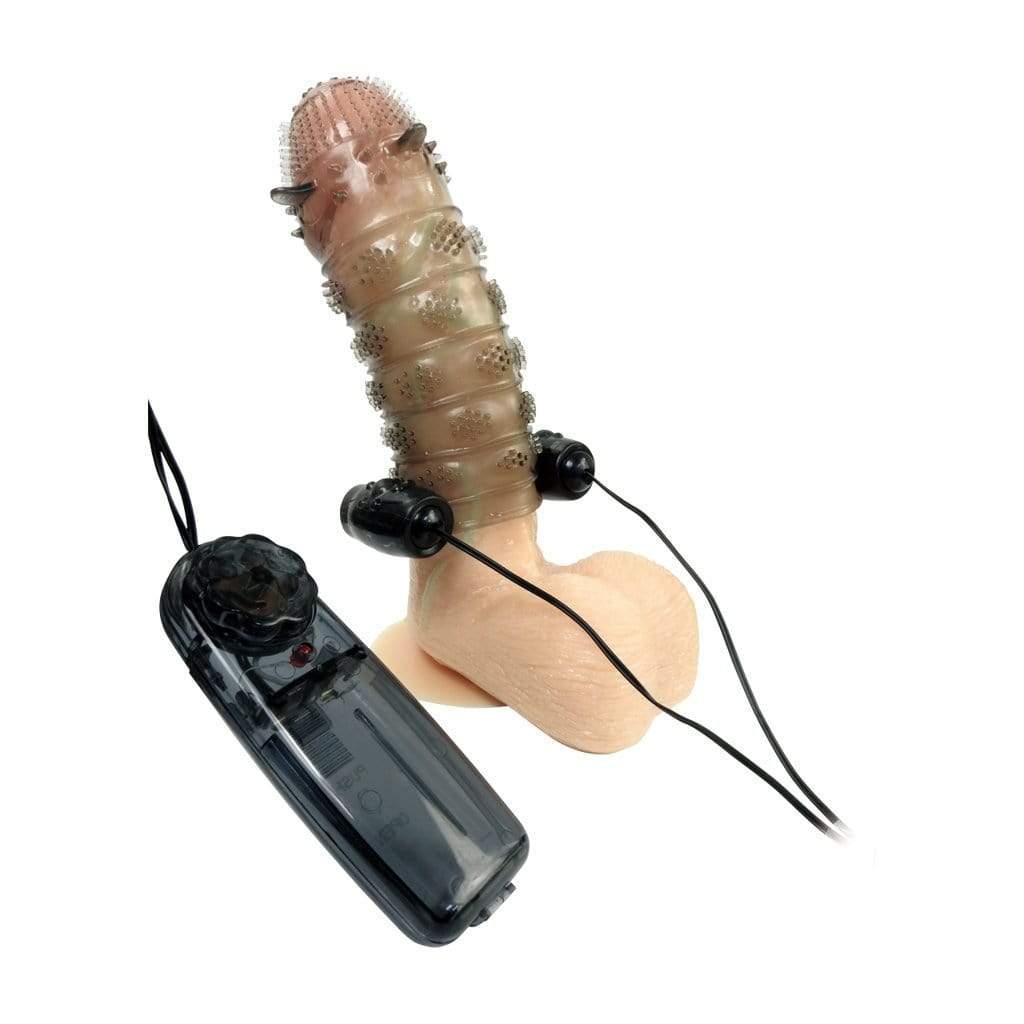 Kiss Me Love - Gekishin EX Sack Vibrating Cock Sleeve (Black) Cock Sleeves (Vibration) Non Rechargeable 4560444117802 CherryAffairs