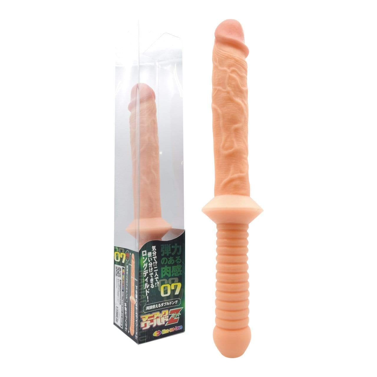 Kiss Me Love - Maniac World Z 07 Double Dildo (Beige) Double Dildo (Non Vibration) Durio Asia