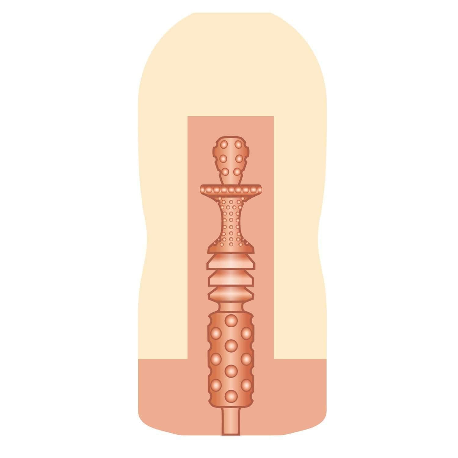 NPG - Jap Av Ona Cup 011 H Lady Eimi Fukada Onahole Masturbator (Yellow) Masturbator Soft Stroker (Non Vibration) 4562160137980 CherryAffairs