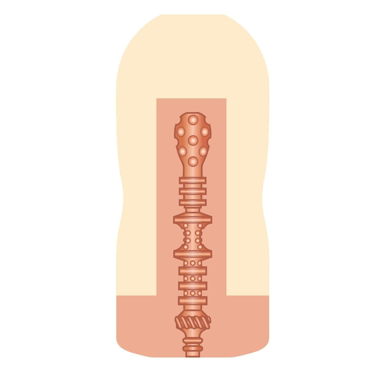 NPG - Jap Av Ona Cup 012 Lewd Sister Minami Aizawa Onahole Masturbator (Yellow) Masturbator Soft Stroker (Non Vibration) 4562160137997 CherryAffairs