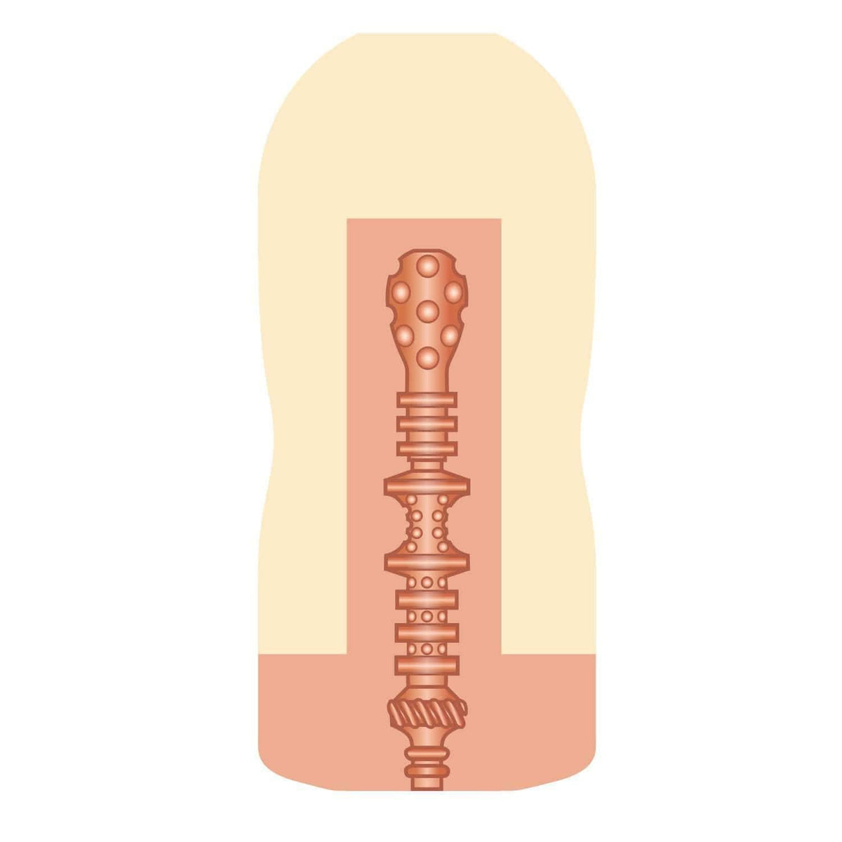 NPG - Jap Av Ona Cup 013 Knockout Kimishima Mio Onahole Masturbator (Yellow) Masturbator Soft Stroker (Non Vibration) 4562160138017 CherryAffairs