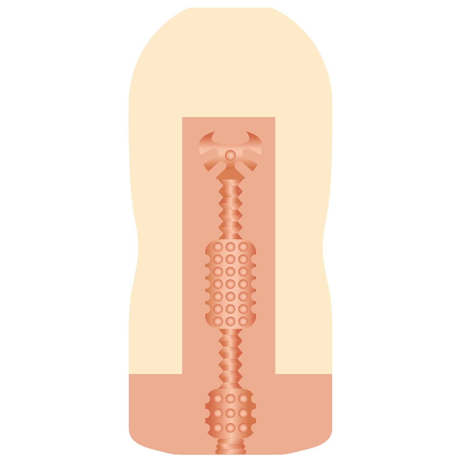 NPG - AV Ona Cup 019 Cup Masturbator Onahole Akari Mitani (Beige) Masturbator Non Reusable Cup (Non Vibration) 4562160138789 CherryAffairs