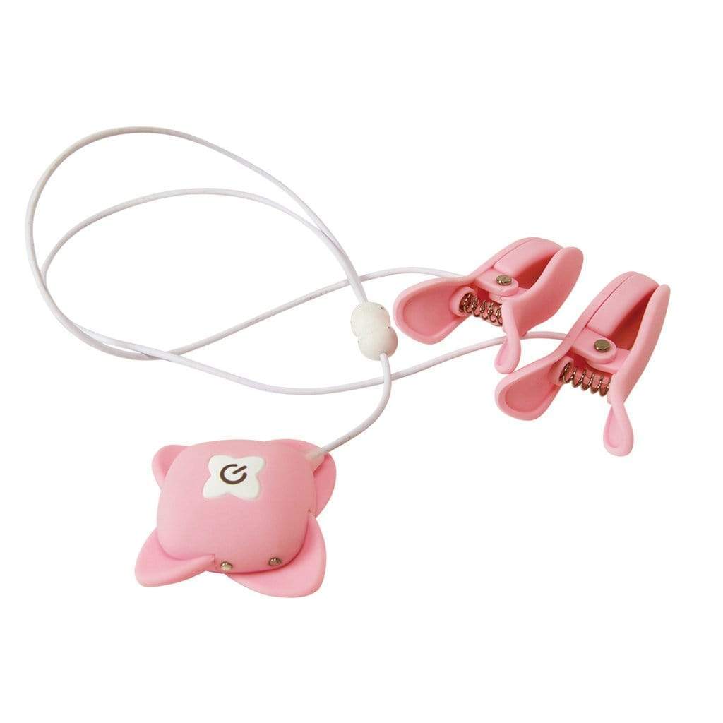 NPG - Emi Fukada Nipple Love Vibrating Nipple Clamps (Pink) Nipple Clamps (Vibration) Non Rechargeable 4562160145039 CherryAffairs