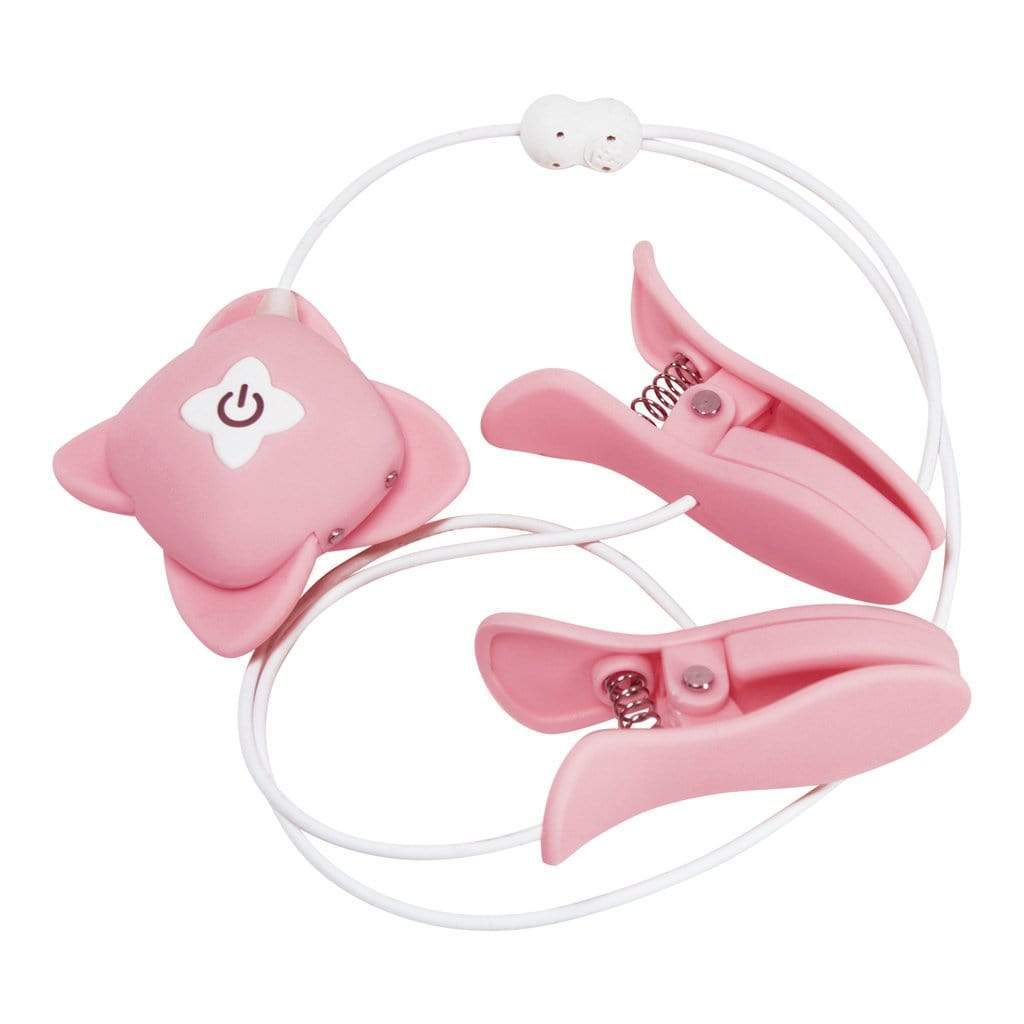 NPG - Emi Fukada Nipple Love Vibrating Nipple Clamps (Pink) Nipple Clamps (Vibration) Non Rechargeable 4562160145039 CherryAffairs