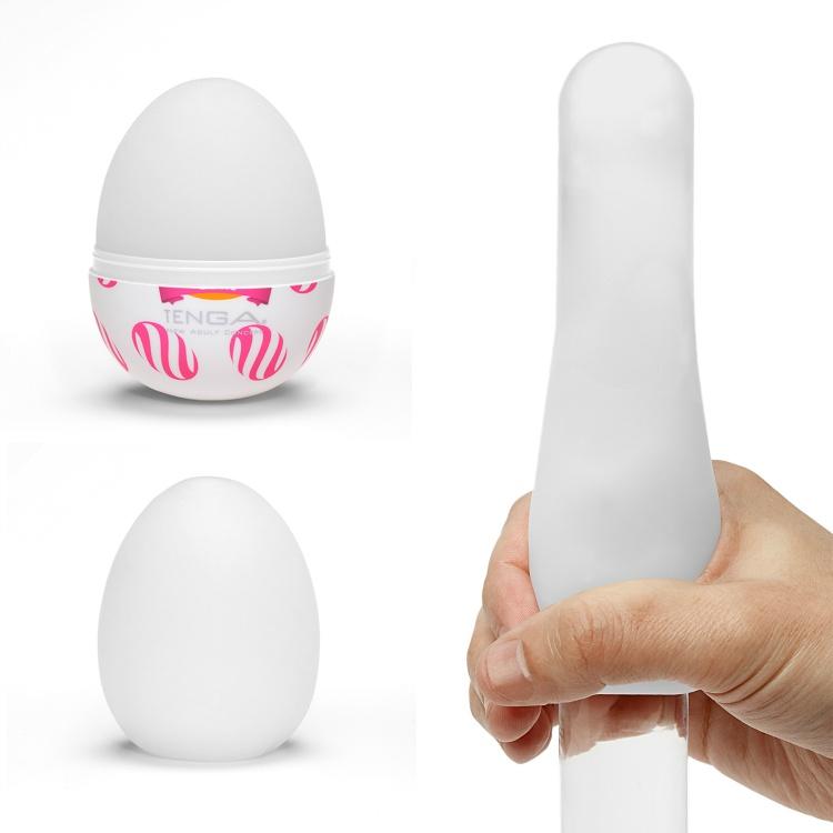 Tenga - Masturbator Egg Curl (Pink) Masturbator Egg (Non Vibration) 4570030970896 CherryAffairs