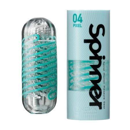 Tenga - Spinner 04 Pixel Soft Stroker Masturbator (Green) Masturbator Soft Stroker (Non Vibration) 4570030970964 CherryAffairs