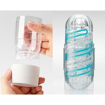 Tenga - Spinner 04 Pixel Soft Stroker Masturbator (Green) Masturbator Soft Stroker (Non Vibration) 4570030970964 CherryAffairs