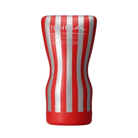 Tenga - New Squeeze Tube Cup Masturbator (Red) Masturbator Non Reusable Cup (Non Vibration) 293496335 CherryAffairs
