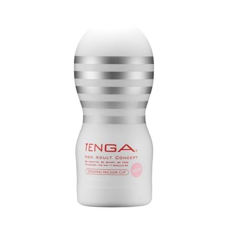 Tenga - New Original Vacuum Cup Masturbator Soft (White) Masturbator Non Reusable Cup (Non Vibration) 293492871 CherryAffairs