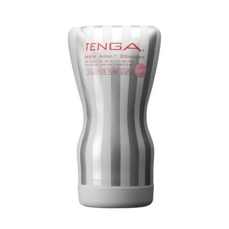 Tenga - New Squeeze Tube Cup Masturbator Soft (White) Masturbator Non Reusable Cup (Non Vibration) 293492826 CherryAffairs