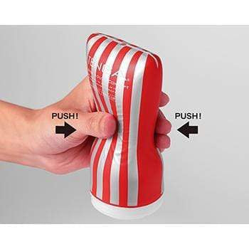 Tenga - New Squeeze Tube Cup Masturbator Hard (Black) Masturbator Non Reusable Cup (Non Vibration) 293496685 CherryAffairs