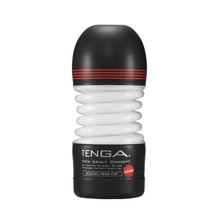 Tenga - New Rolling Head Cup Masturbator Hard (Black) Masturbator Non Reusable Cup (Non Vibration) 293496694 CherryAffairs