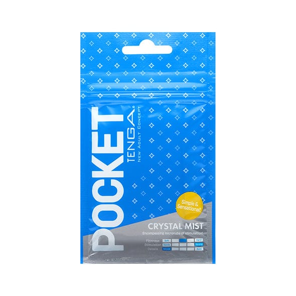 Tenga - Crystal Mist Pocket Soft Stroker Masturbator (Blue) Masturbator Soft Stroker (Non Vibration) 621245987 CherryAffairs