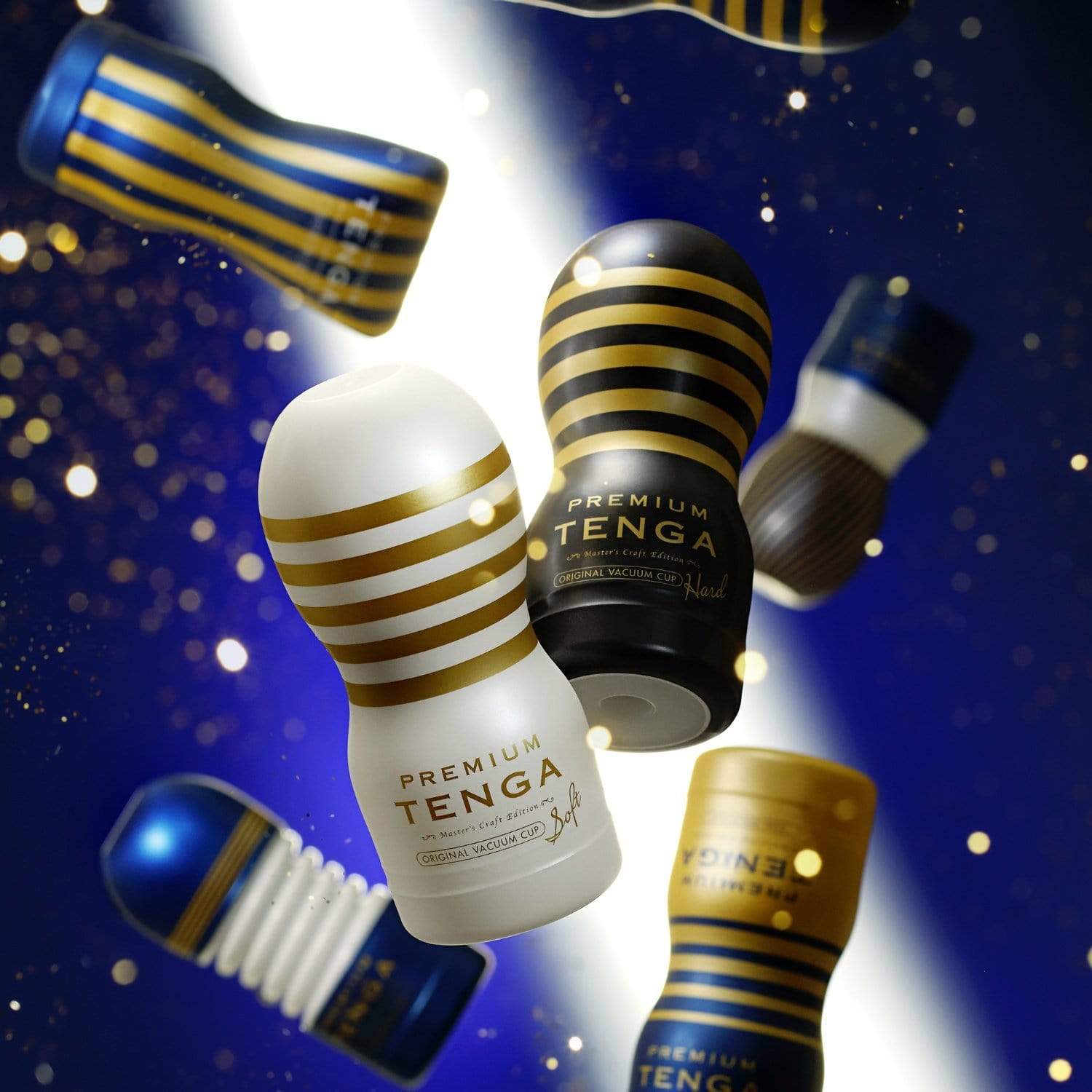 Tenga - Premium Tenga Master's Craft Edition Original Vaccum Cup Hard (Black) Masturbator Non Reusable Cup (Non Vibration) 4570030974986 CherryAffairs