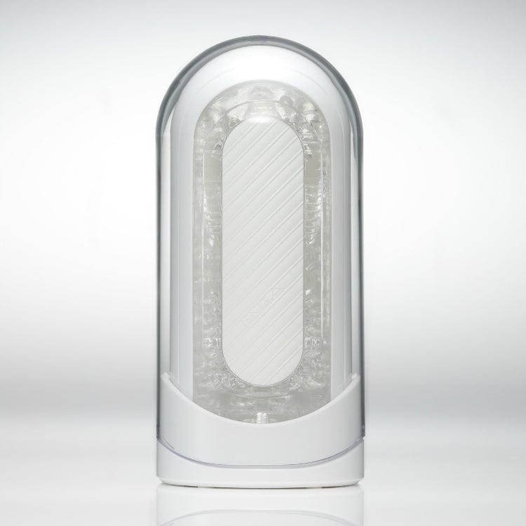 Tenga - Flip 0 Zero Gravity Masturbator (White) Masturbator Soft Stroker (Non Vibration) 4570030976980 CherryAffairs