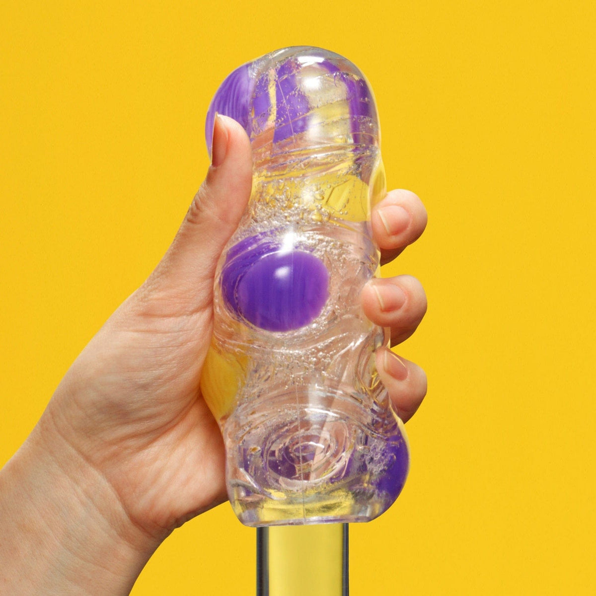 Tenga - Bobble Magic Marbles Masturbator Soft Stroker (Yellow) Masturbator Soft Stroker (Non Vibration) 4570030977819 CherryAffairs