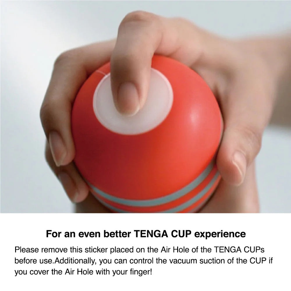 Tenga - Xtra Gentle Air Cushion Cup Masturbator Soft - White - Masturbator Non Reusable Cup (Non Vibration)