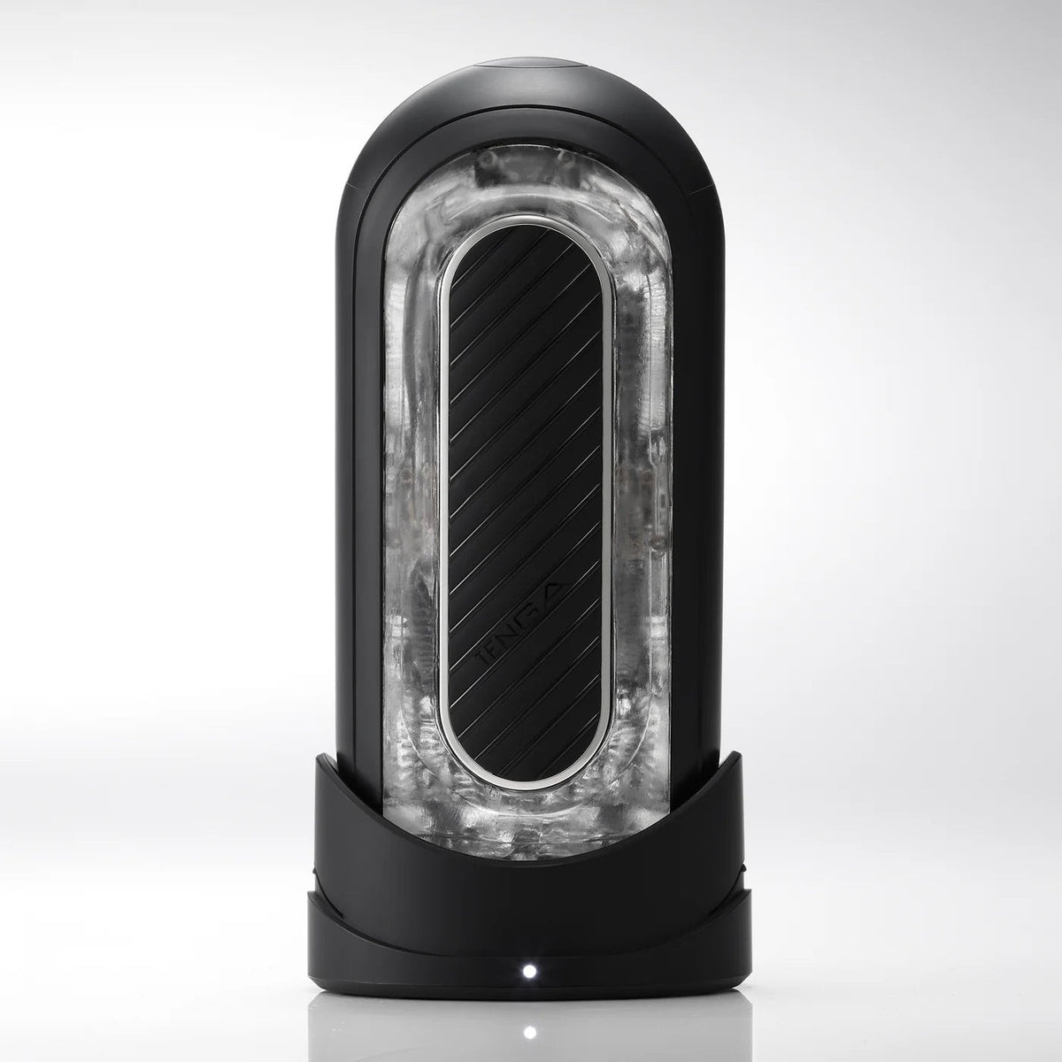 Tenga - Flip Zero Gravity EV Electronic Vibration Masturbator - Black - Masturbator Soft Stroker (Vibration)