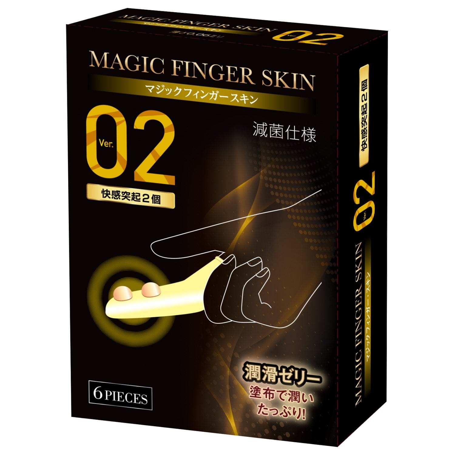NPG - Magic Finger Skin Sacks 02 Pleasure Protrusions (Clear) Clit Massager (Non Vibration) 620218689 CherryAffairs
