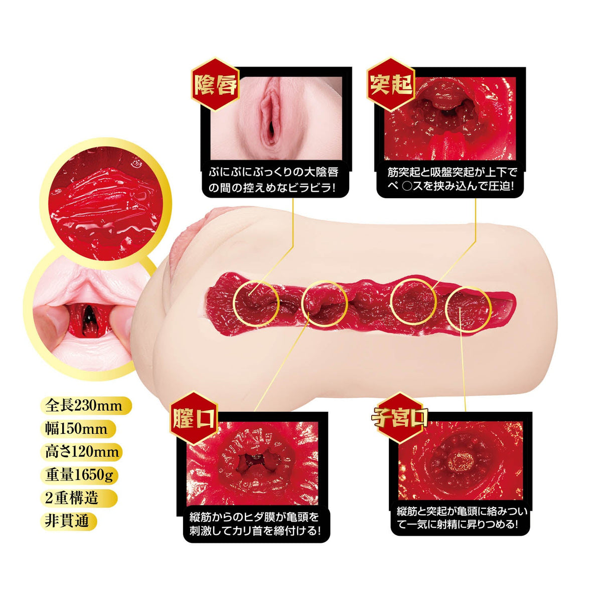 NPG - Proof of a Masterpiece Meiki File No 014 Electric Type Koyoi Konan Onahole Masturbator (Beige)