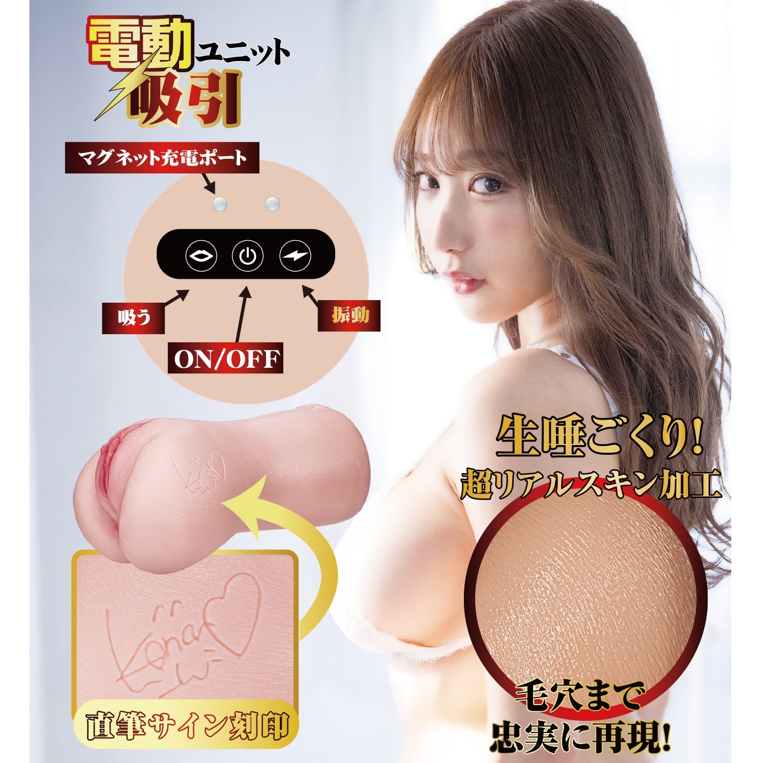 NPG - Proof of a Masterpiece Meiki File No 014 Electric Type Koyoi Konan Onahole Masturbator (Beige)