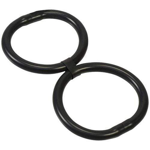 NPG - Via Power Double Cock Ring (Black) Cock Ring (Non Vibration) 274139089 CherryAffairs