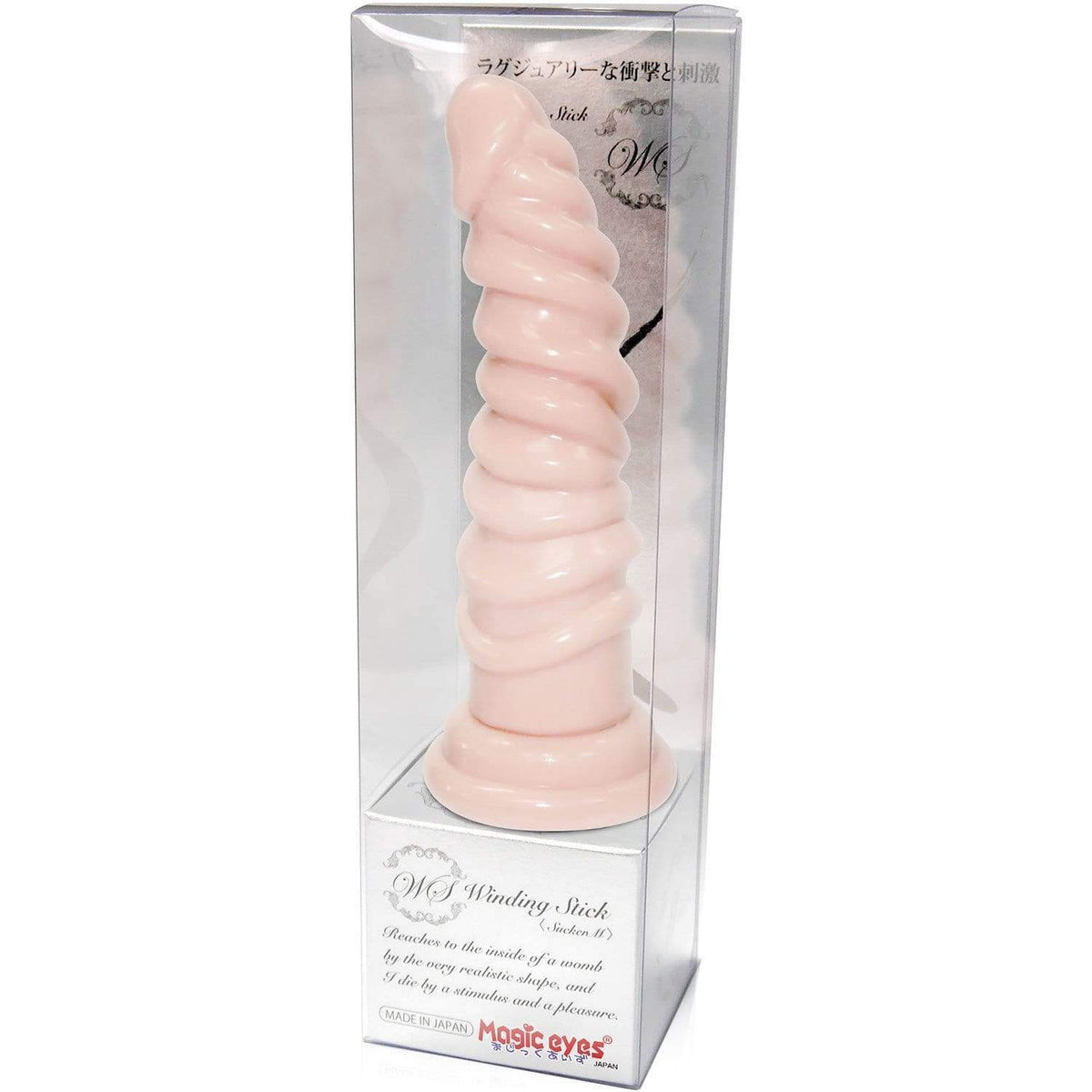 Magic Eyes - Winding Stick Sucker M Dildo (Beige) Non Realistic Dildo w/o suction cup (Non Vibration) 4571324241517 CherryAffairs